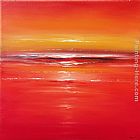 2011 Canvas Paintings - Red on the Sea 02